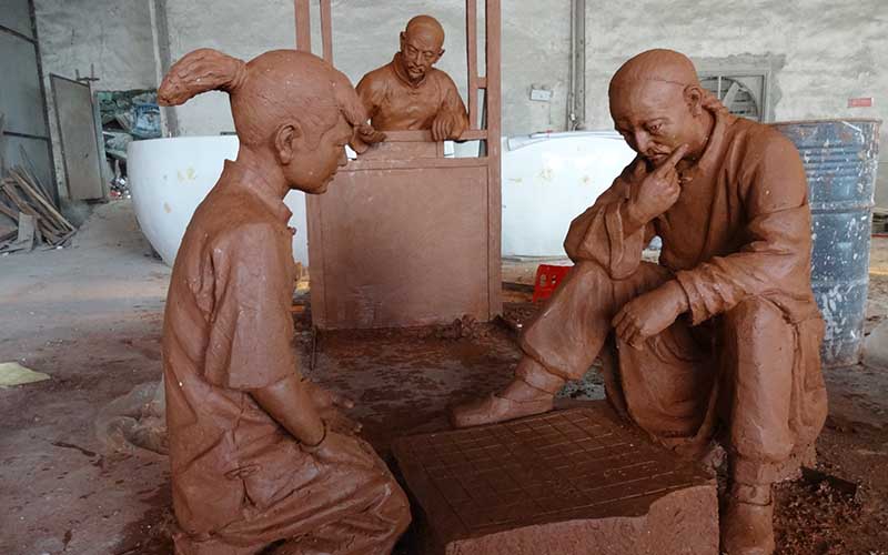 人物铜像制作的步骤大解析-雕塑厂家