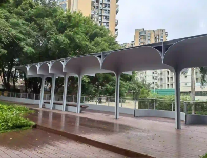 西丽湖观雨亭・岭南现代景观廊亭工程