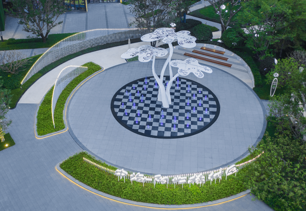 深圳中海阳光橡树园示范区景观雕塑工程(图4)