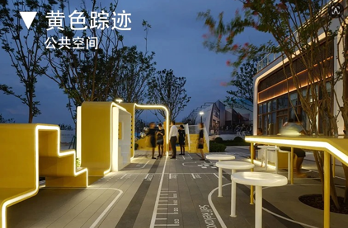 广州璟色雕塑 黄色踪迹发光模块化景观装置(图1) 广州璟色雕塑 黄色踪迹发光模块化景观装置(图1)
