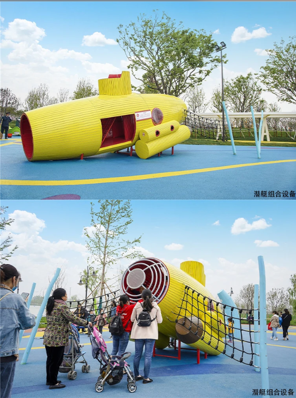 江苏盐城中华海棠园海棠乐园 仿真古树大门游乐雕塑(图9)