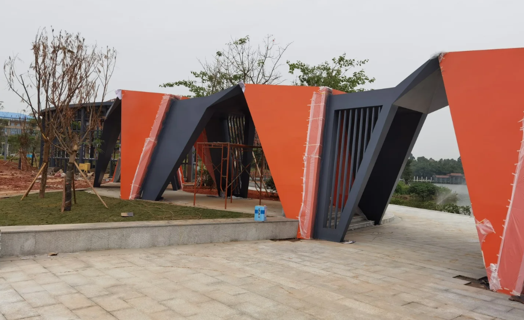 佛山大学仙溪校区廊架(图3)