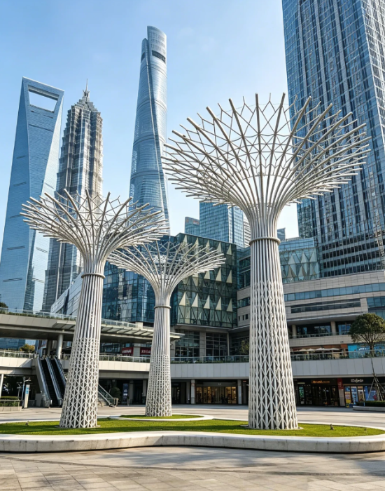 不锈钢景观廊架｜不锈钢雕塑知识科普(图4)